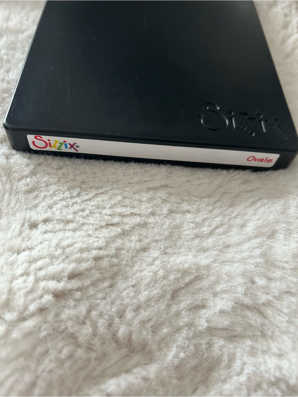 Sizzix Black Ovals Cutting Platform with Colored Logo